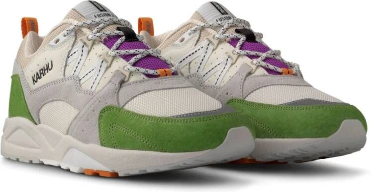 Karhu Fusion 2.0 Suede Mesh Sneakers Groen Multicolor Heren