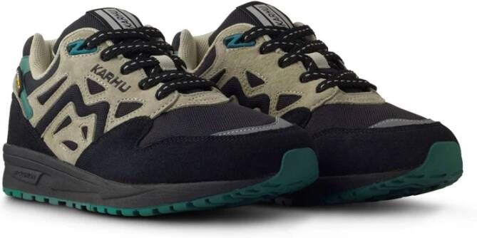 Karhu Legacy 96 Suede Cordura Sneakers Caviar Multicolor Heren