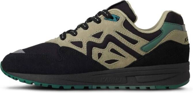Karhu Legacy 96 Suede Cordura Sneakers Caviar Multicolor Heren