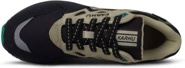 Karhu Legacy 96 Suede Cordura Sneakers Caviar Multicolor Heren