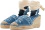 Karl Lagerfeld Blauwe Kamini Mid Sneakers Blue Dames - Thumbnail 4