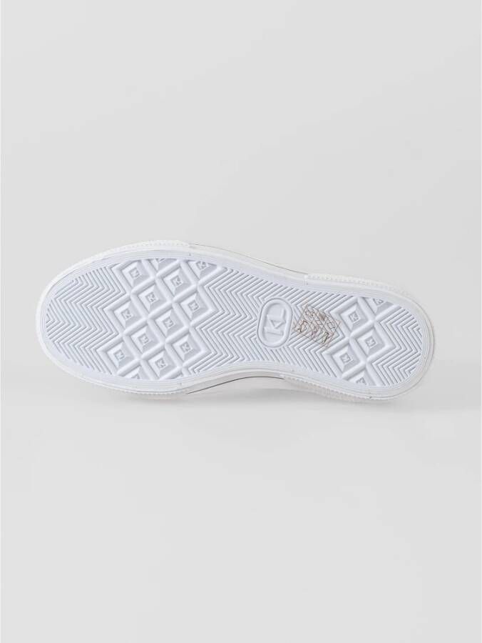 Karl Lagerfeld Elegante en comfortabele leren sneakers White Dames