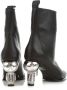 Karl Lagerfeld Ikon Enkellaars met Hak en Rits - Thumbnail 2