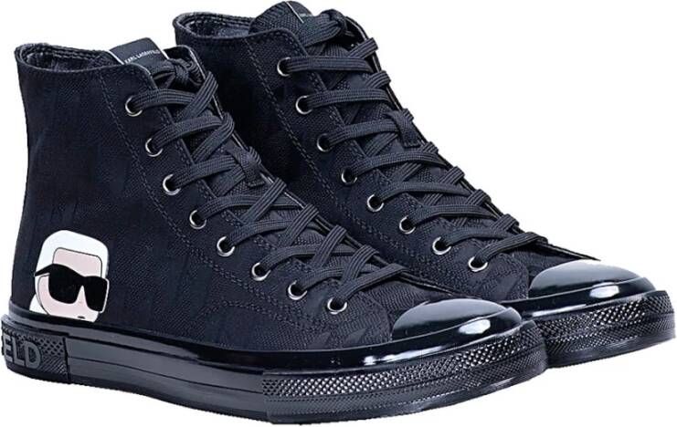 Karl Lagerfeld Kampus III High Lace Sneakers Black Heren