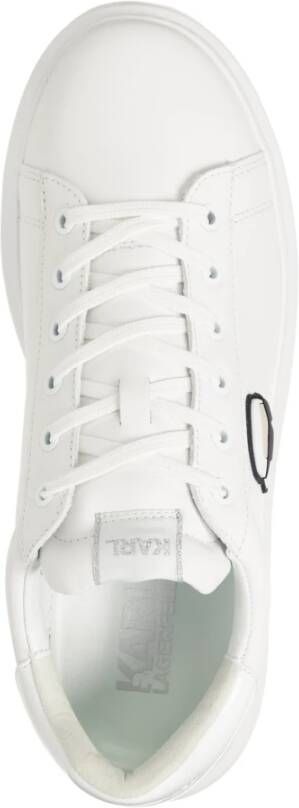 Karl Lagerfeld K Ikonik Kapri Sneakers Vetersluiting Effen Patroon White Heren