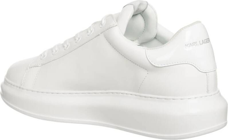 Karl Lagerfeld K Ikonik Kapri Sneakers Vetersluiting Effen Patroon White Heren