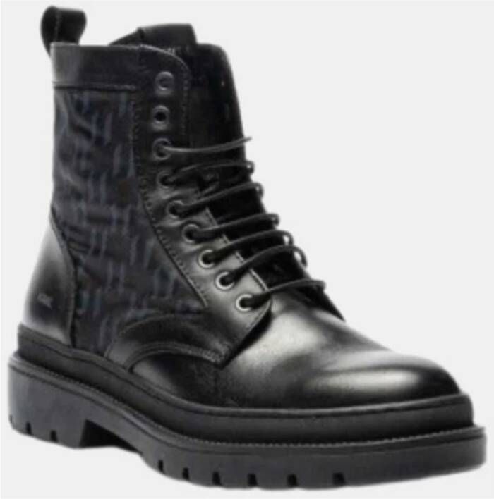 Karl Lagerfeld Lace-up Boots Zwart Heren