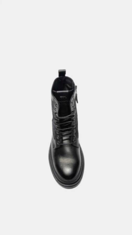 Karl Lagerfeld Lace-up Boots Zwart Heren