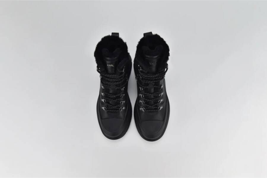 Karl Lagerfeld Lace-up Boots Zwart Heren