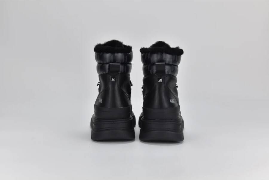 Karl Lagerfeld Lace-up Boots Zwart Heren