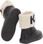 Karl Lagerfeld Zwart Wit Logo Enkellaars Black Dames - Thumbnail 2