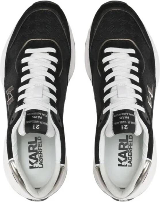 Karl Lagerfeld Luxe Monogram Zwarte Schoenen Multicolor Heren