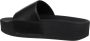 Karl Lagerfeld Maxi Slides Effen Sluiting Sandalen Black Dames - Thumbnail 3