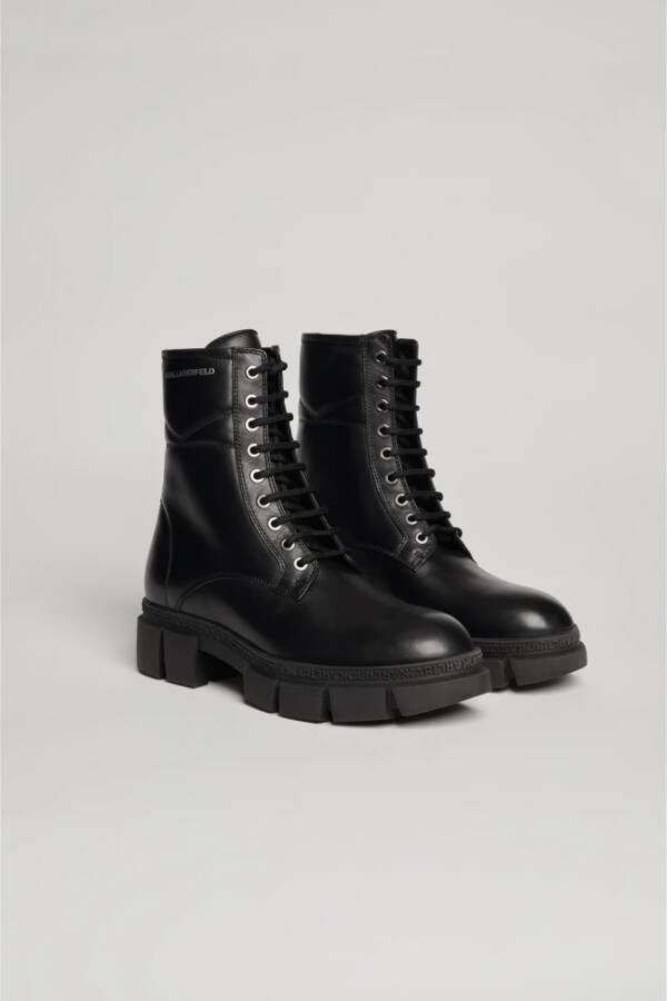 Karl Lagerfeld Mid Lace Boot Black Dames