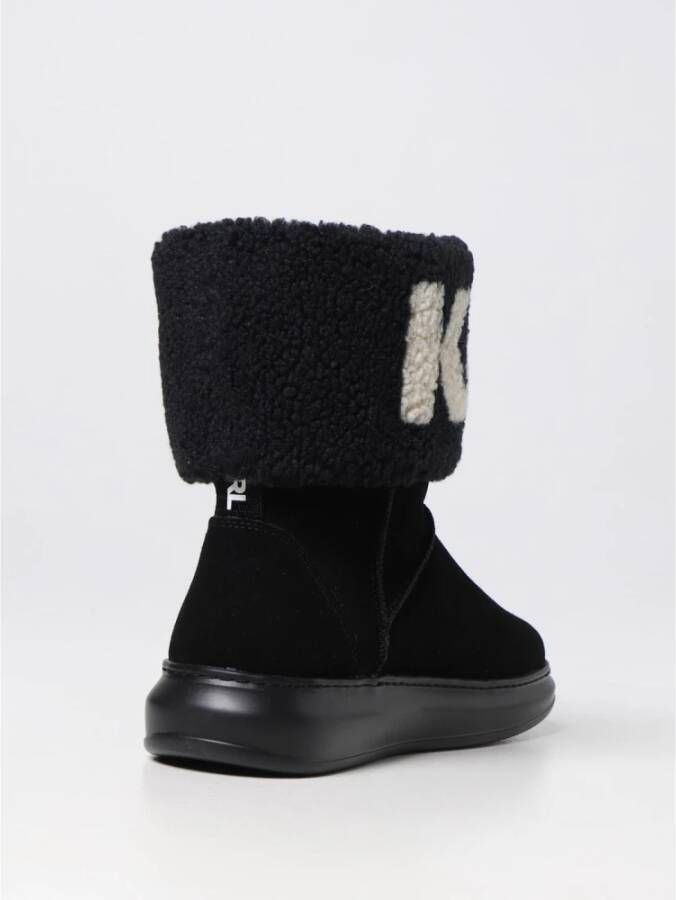 Karl Lagerfeld Platte Enkellaarsjes