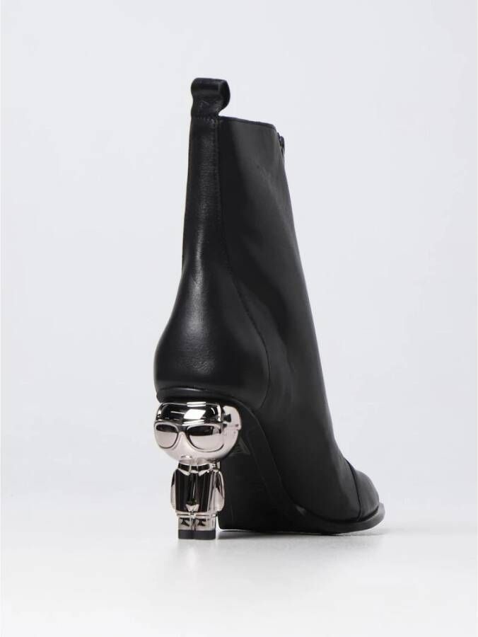 Karl Lagerfeld Platte Enkellaarsjes