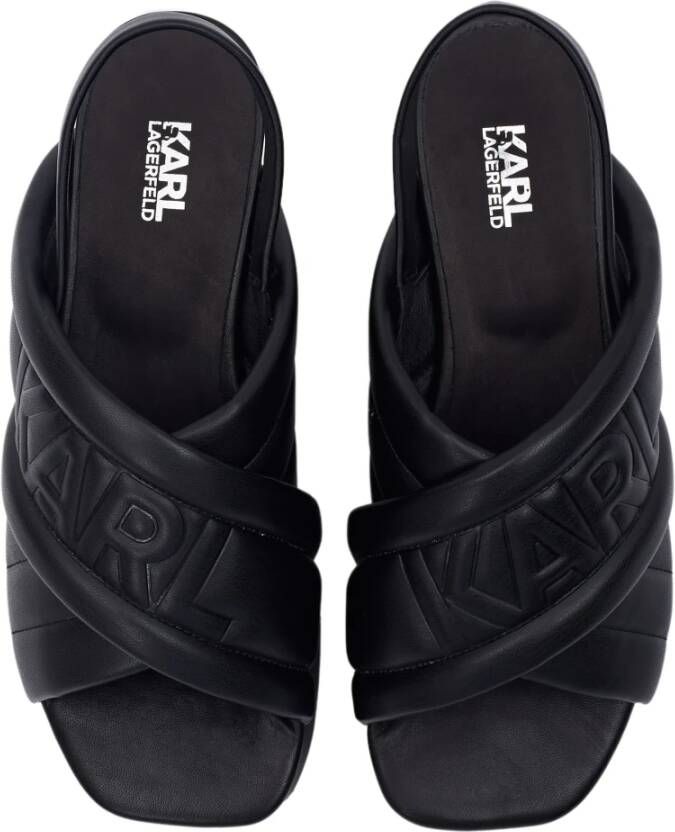 Karl Lagerfeld Platte sandalen Zwart Dames