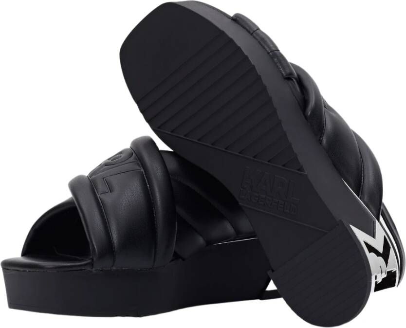 Karl Lagerfeld Platte sandalen Zwart Dames