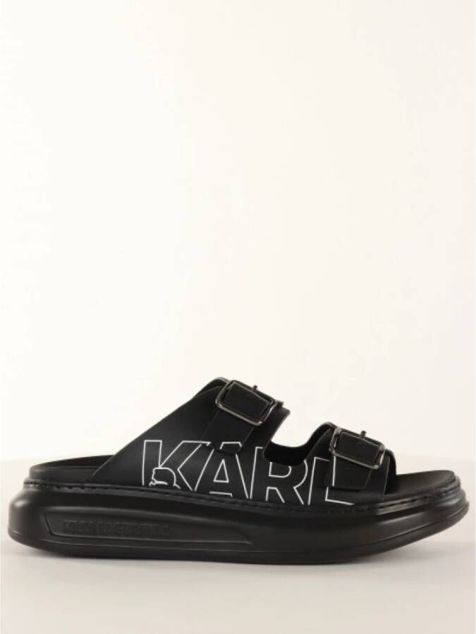 Karl Lagerfeld Platte sandalen Zwart Heren