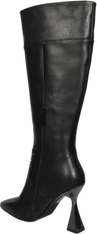 Karl Lagerfeld Pointy Toe Leren Laarzen