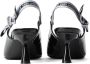 Karl Lagerfeld Hoge hakken Panache Ribbon Sling in zwart - Thumbnail 8