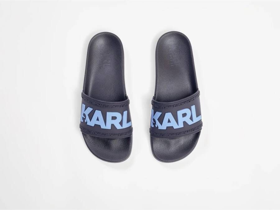 Karl Lagerfeld Sliders Blue Heren