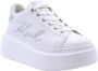 Karl Lagerfeld Low-Top Sneakers Anakapri Signia Lace Lthr in wit - Thumbnail 3