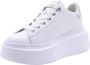 Karl Lagerfeld Low-Top Sneakers Anakapri Signia Lace Lthr in wit - Thumbnail 4
