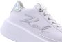 Karl Lagerfeld Low-Top Sneakers Anakapri Signia Lace Lthr in wit - Thumbnail 8