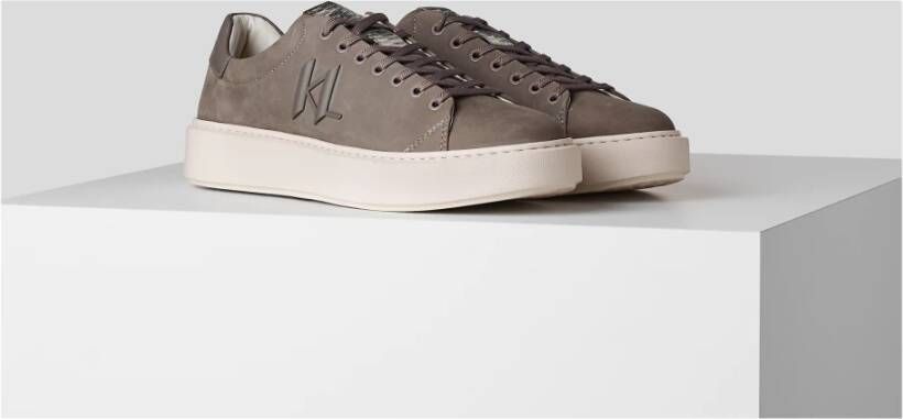 Karl Lagerfeld Sneakers Maxi Kup Monogram Injekted Low Beige Heren