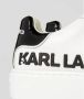 Karl Lagerfeld Maxi Kup Dames Sneakers Schoenen Sneaker Leer Wit KL62210 - Thumbnail 7