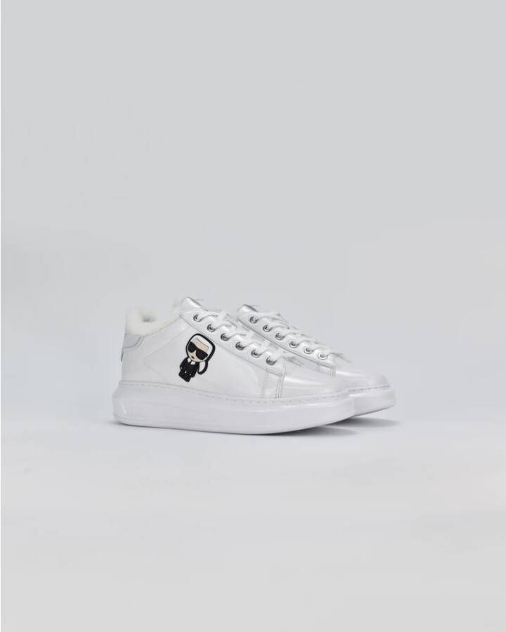 Karl Lagerfeld Sneakers Kapri Ikon Shine Lo Lace in zwart - Foto 9