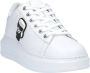 Karl Lagerfeld women shoes leather trainers sneakers K Ikonik Kapri Wit Dames - Thumbnail 9