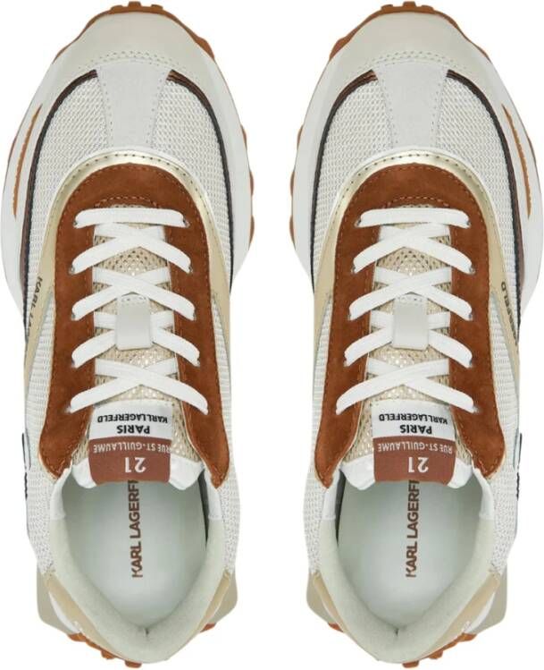Karl Lagerfeld Sneakers zone nft kl62930n gold lthr & suede