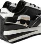 Karl Lagerfeld Zwarte Leren Suède Veterschoenen Black Dames - Thumbnail 6