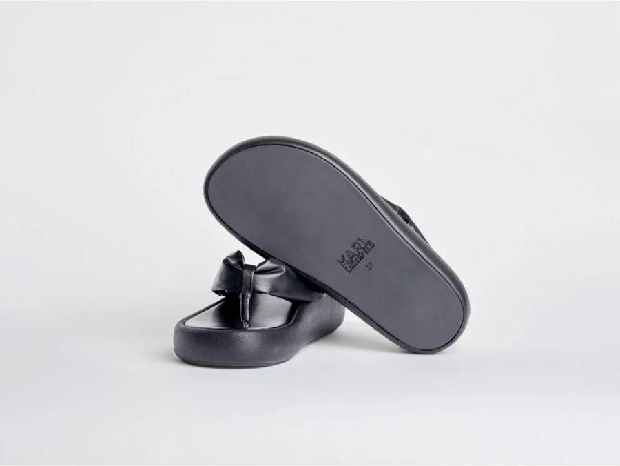 Karl Lagerfeld Teenslippers Sliders Zwart Dames