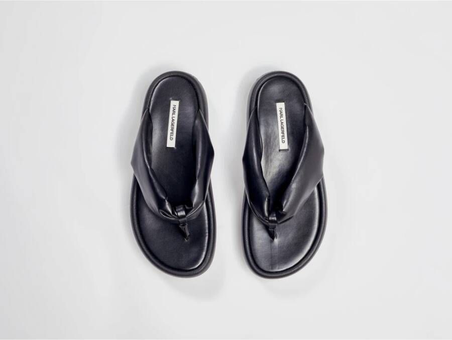 Karl Lagerfeld Teenslippers Sliders Zwart Dames