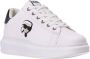 Karl Lagerfeld Witte Casual Leren Sneakers White Dames - Thumbnail 6