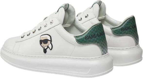 Karl Lagerfeld Witte Heren Sneakers Kapri Stijl White Heren