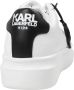 Karl Lagerfeld Witte Leren High-End Sneakers White Dames - Thumbnail 3