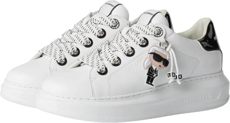 Karl Lagerfeld Witte Sneaker Kapri Kl62576N White Dames