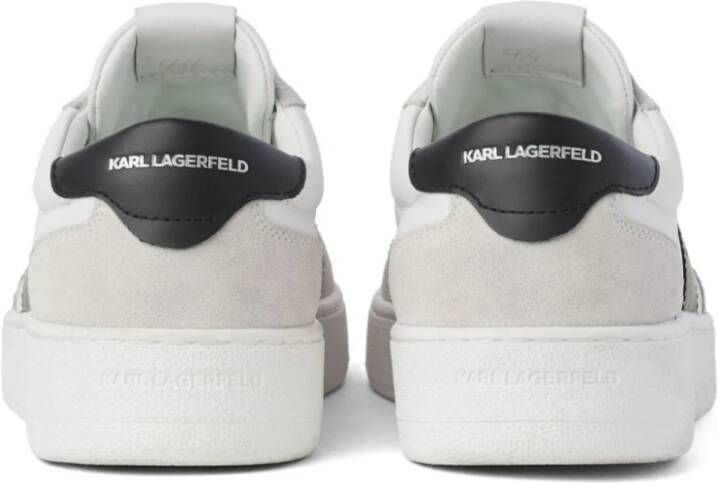 Karl Lagerfeld Witte Sneakers Regular Fit White Heren