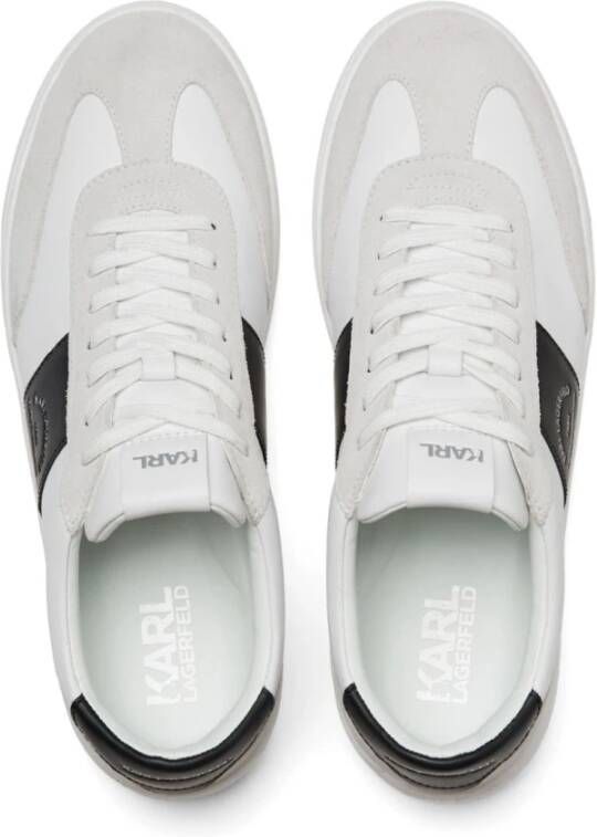 Karl Lagerfeld Witte Sneakers Regular Fit White Heren