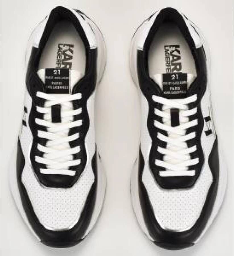 Karl Lagerfeld Wit Zwart Sneakers Multicolor Heren