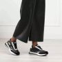 Karl Lagerfeld Zwarte Leren Suède Veterschoenen Black Dames - Thumbnail 8