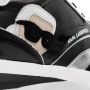 Karl Lagerfeld Zwarte Leren Suède Veterschoenen Black Dames - Thumbnail 9