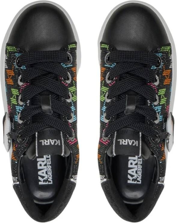 Karl Lagerfeld Zwarte Sneakers met Hanger Multicolor Dames