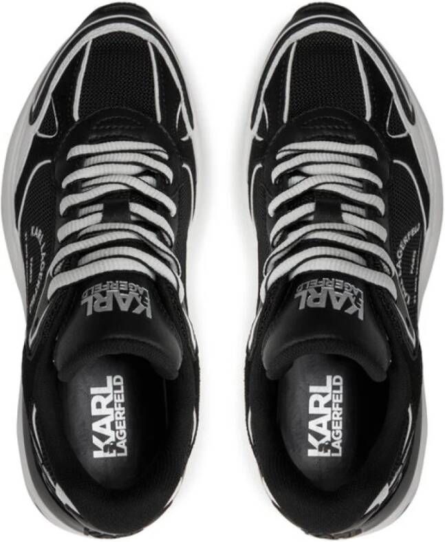 Karl Lagerfeld Zwarte Sneakers Regular Fit Black Heren