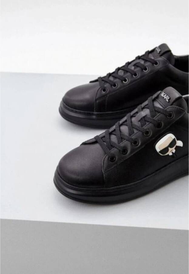 Karl Lagerfeld Zwarte Sneakers van Zwart Heren