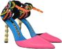 Kat Maconie Kristalversierde hoge hak sandalen Multicolor Dames - Thumbnail 2